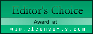 budgex editors choice award cleansofts